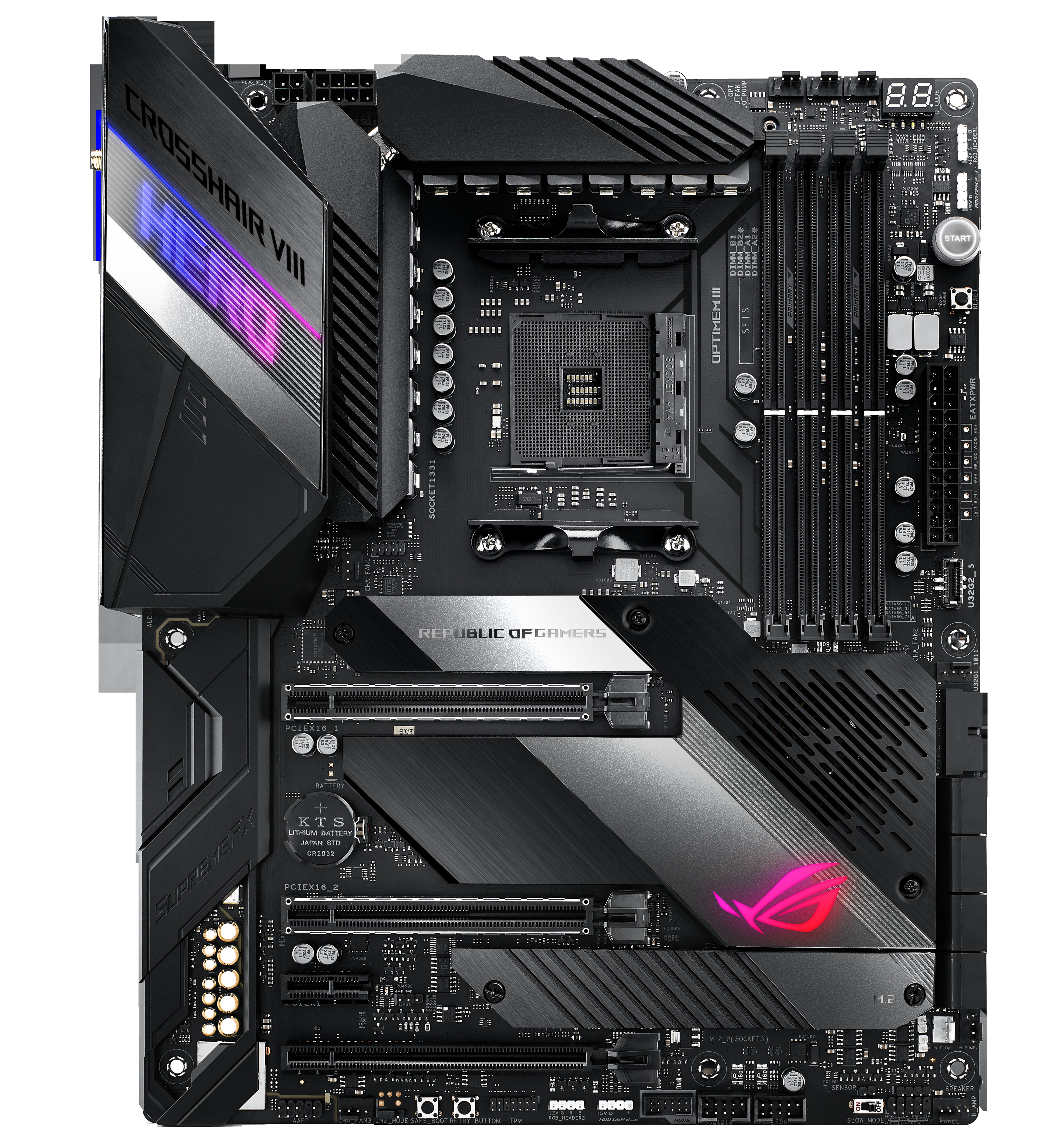 ASUS ROG Crosshair VIII Hero WIFI - The AMD X570 Motherboard